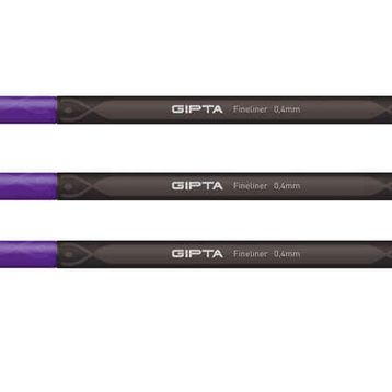 Gıpta K600009 Mor 0.4 mm Fineliner Kalem
