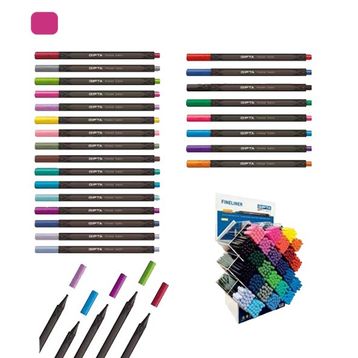 Gıpta K600026 0.4 MM 12li Üçgen Pembe Fineliner