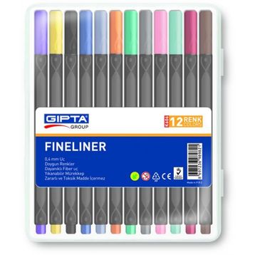 Gıpta K606 12 Renk 0.4 Mm Fineliner