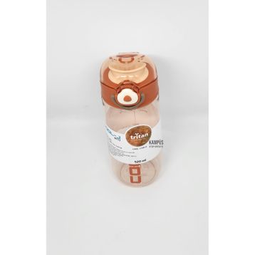 Gıpta K7553 Cool-J Hold 520 ml Kahverengi Askılı Kilitli Tritan Matara