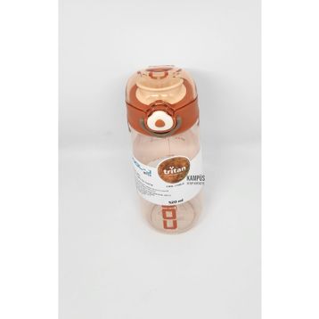 Gıpta K7553 Cool-J Hold 520 ml Kahverengi Askılı Kilitli Tritan Matara