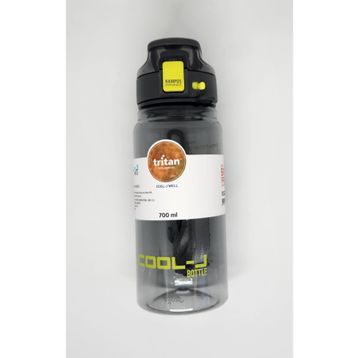 Gıpta K7558 Cool-J Well Siyah Yeşil 700 ml Askılı Kilitli Tritan Matara