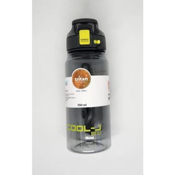 Gıpta K7558 Cool-J Well Siyah Yeşil 700 ml Askılı Kilitli Tritan Matara