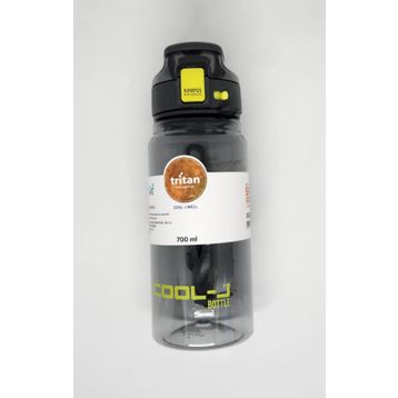 Gıpta K7558 Cool-J Well Siyah Yeşil 700 ml Askılı Kilitli Tritan Matara