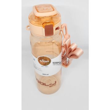Gıpta K7559 Cool-J Well Soft Turuncu 900 ml Askılı Kilitli Tritan Matara