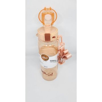 Gıpta K7559 Cool-J Well Soft Turuncu 900 ml Askılı Kilitli Tritan Matara