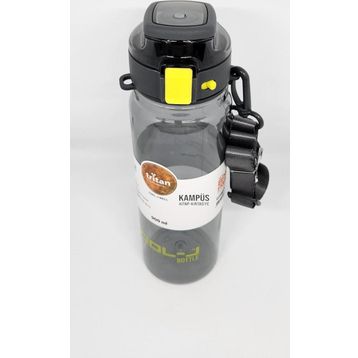 Gıpta K7561 Cool-J Well Siyah Askılı 900 ml Kilitli Tritan Matara
