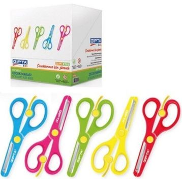 Gıpta Küt Uçlu Tüm Plastik Gövde Makas