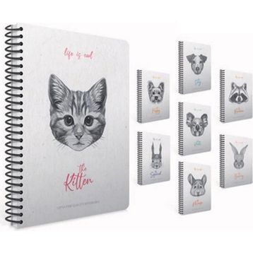 Gıpta Lıfe Is Cool Spiralli Sert Kapak 19X26 120 Yaprak Kareli Defter