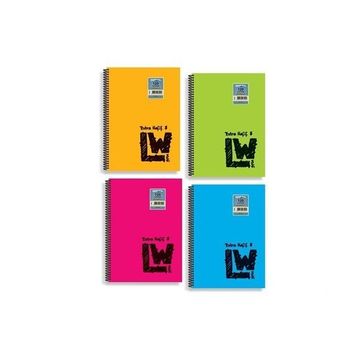 Gıpta Lw 1952 Extra Hafif Spiralli P.K. A4 100 Yaprak Çizgili Defter