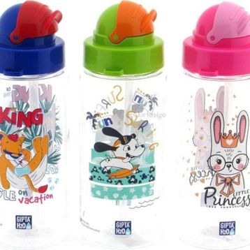 Gıpta Mavi Fun Tritan Pipetli Matara