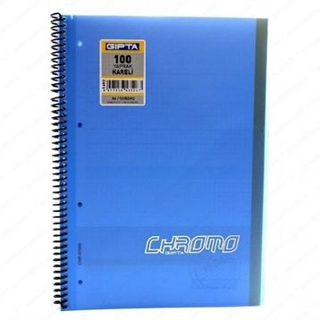 Gıpta Megapol A4 100 Yaprak Spiralli Pp Kapaklı Kareli Defter
