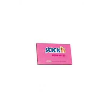 Gıpta Neon Pembe 76x127 mm 100 Yaprak Hopax Stickn Yapışkanlı Not Kağıdı