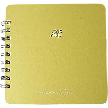 Gıpta Pastel Sarı Micro Notes 16x16 100 Yp Çizgili Defter