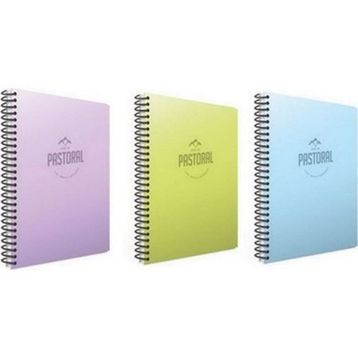 Gıpta Pastoral 2 Kareli + 1 Çizgili Pp Kapak 96 Yaprak A4 Spiralli Defter