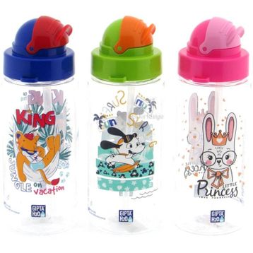 Gıpta Pembe Fun Tritan Pipetli 500 cc Matara