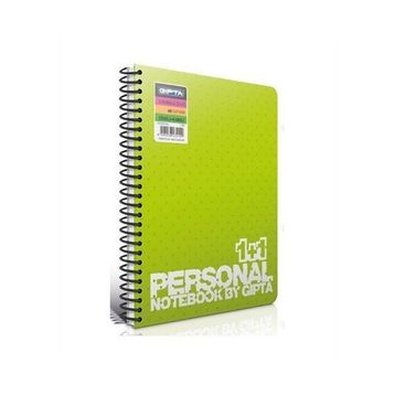 Gıpta Personal 2165 Spiralli P.K. A4 80 Yaprak 1 Kareli 1 Çizgili Defter
