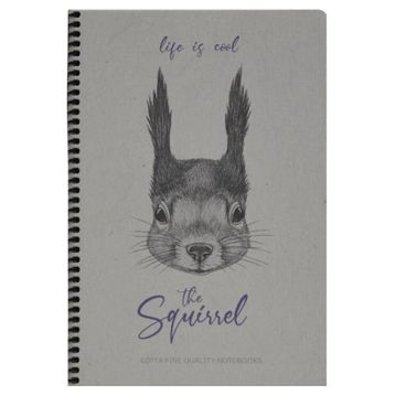 Gıpta Safe Notes Kırmızı Çiçek Spiralli Sert Kapak 120 Yaprak 17x24 cm Noktalı Spiralli Defter