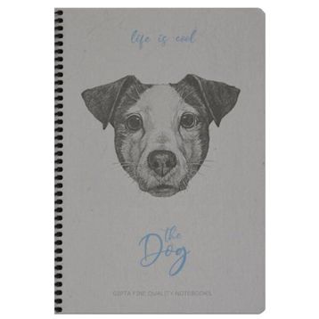 Gıpta Safe Notes Kırmızı Çiçek Spiralli Sert Kapak 120 Yaprak 17x24 cm Noktalı Spiralli Defter