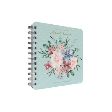 Gıpta Start Spiralli Su Yeşili Sert Kapak 100 Yaprak 16*16 Noktalı Defter