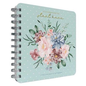Gıpta Start Spiralli Su Yeşili Sert Kapak 100 Yaprak 16*16 Noktalı Defter