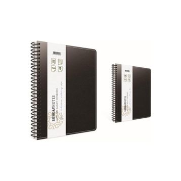 Gipta Sunday Not Çizgili Sert Deri Kapaklı Defter