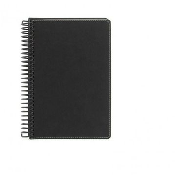 Gıpta Sunday Notes Deri Kapak 17x24 cm 140-4 Yaprak Kareli Spiralli Defter