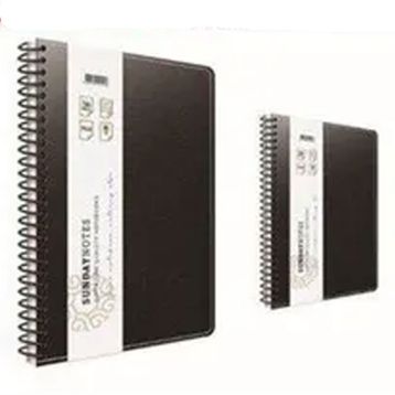 Gıpta Sunday Notes Spiralli Deri Kapak A4 140 Yaprak Çizgili Defter
