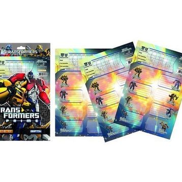 Gıpta Transformers 3'lü Ders Programlı Okul Etiketi