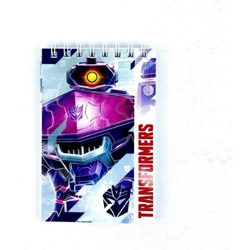 Gıpta Transformers Spiralli A7 40 Yaprak Çizgili Mini Bloknot