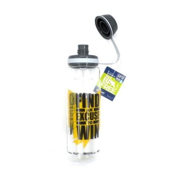 Gıpta Tritan Desenli 800 ml Gri Matara