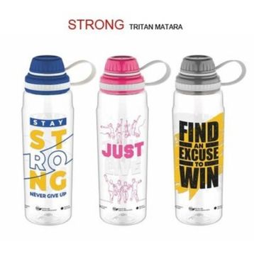 Gıpta Tritan Desenli 800 ml Pembe Matara