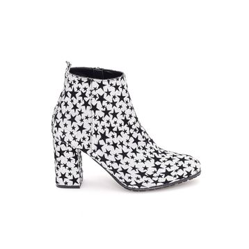 Girl Boss New York 4011-BT-4 Gümüş Kadın Bot