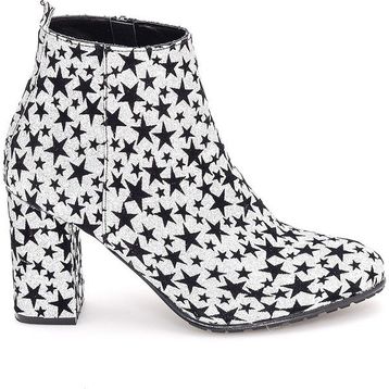 Girl Boss New York 4011-BT-4 Gümüş Kadın Bot