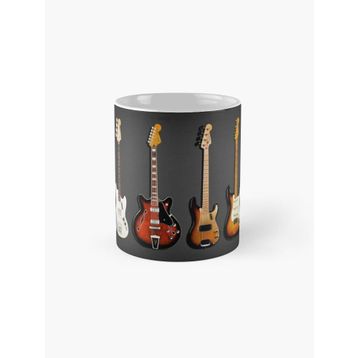 Gitar Seramik Kupa Bardak