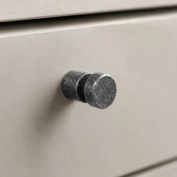 Giusti MKRK0060 Eskitme Siyah Düğme Kulp