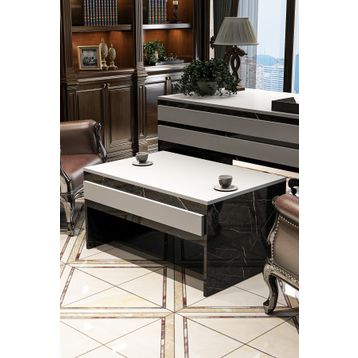 Givayo Beyaz Royal Swan Ofis Sehpası