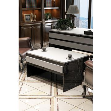 Givayo Beyaz Royal Swan Ofis Sehpası