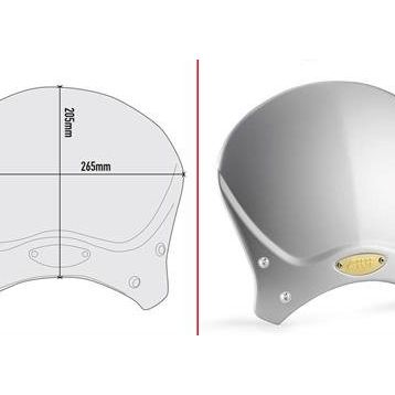 Givi 100AL Bmw R Nine T 14-19 - Yamaha XSR700 16-20 - XSR 900 16-19 Alüminyum Siperlik