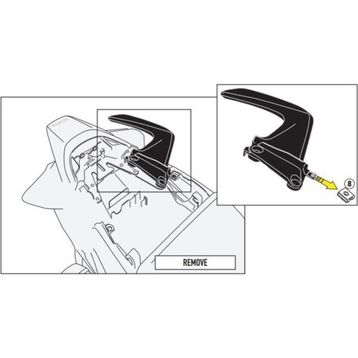 Givi 1132KIT Honda VFR 800 F 14-20 Yan Çanta Taşıyıcı Bağlantı Kiti