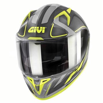 Givi 50.8 Racer Full Face Gri Siyah Motosiklet Kaskı