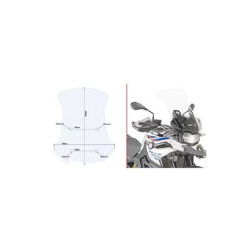 Givi D5127ST BMW F 750 GS - F 850 GS 18-19 Rüzgar Siperlik