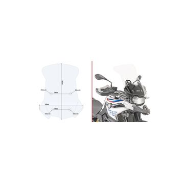 Givi D5127ST BMW F 750 GS - F 850 GS 18-19 Rüzgar Siperlik