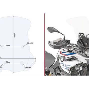 Givi D5127ST BMW F 750 GS - F 850 GS 18-19 Rüzgar Siperlik