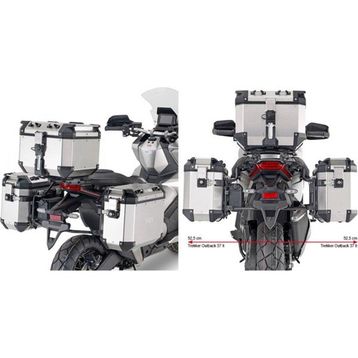 Givi PLO1188CAM Honda X-ADV 750 21 Yan Çanta Taşıyıcı