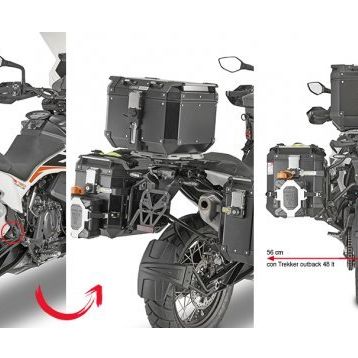 Givi PLOR7710CAM KTM 790 Adventure 19-20 - Adventure R 19-20 Yan Çanta Taşıyıcı