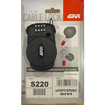 Givi S220 100 cm Şifreli Kask Kilidi
