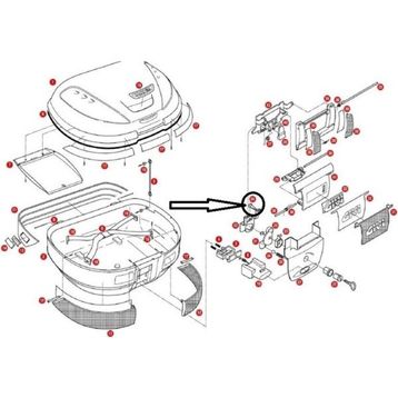 Givi Z234B E52 Çanta Kilit Mekanizma Mandalı