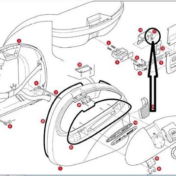 Givi Z236 E42-E30-E33-E280-E41-E460-E300 Çanta Yayı