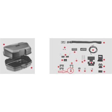 Givi Z290N E38 Çanta Menteşesi
